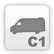 Icon LKW Führerscheinklasse C1